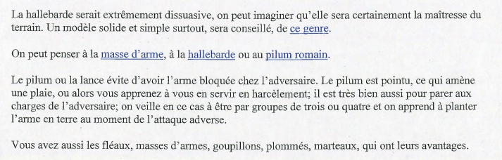 Dans son plan, auquel Francis Maginot a activement participé, Rémy Daillet-Wiedemann expliquait à ses troupes qu'elles allaient se confronter avec les forces de l'ordre, en étant notamment équipées d’armes médiévales...