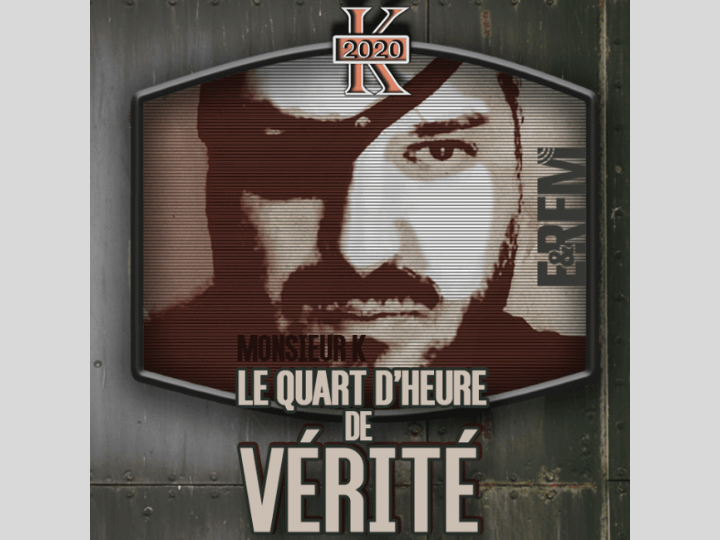 Monsieur K de son vrai nom Sébastien de Kerrero a grenouillé dans un certain nombre de groupes d’extrême droite avant d’échouer à Égalité & Réconciliation, le mouvement d’Alain Soral
