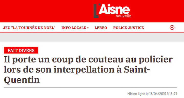 Le soir-même, Clément découvre une version des faits tronquées dans la presse. Le scalpel s'est transformé en couteau à cran d'arrêt et il a attaqué un policier. Mais aucune mention du bras cassé.