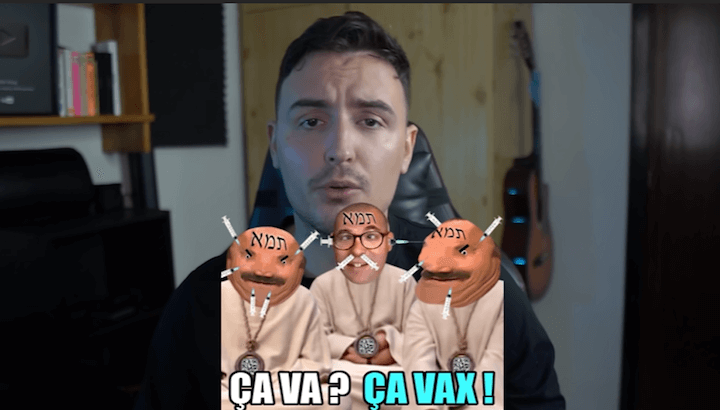 Le montage antisémite en question.