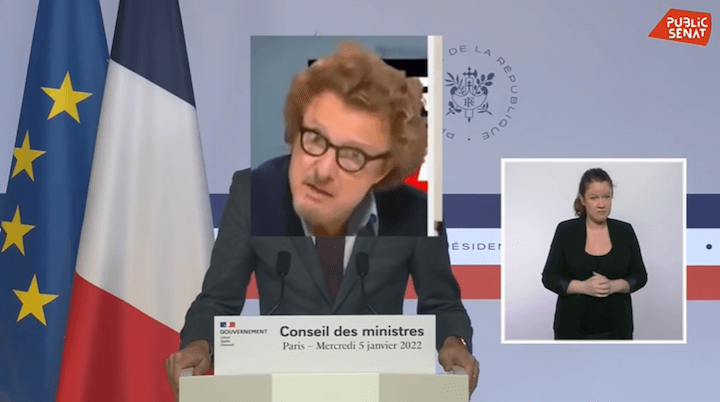 Le deuxième montage, avec le mème de Claude Posternak pour illustrer le « Mais qui ? », nouveau slogan antisémite de l’extrême droite.