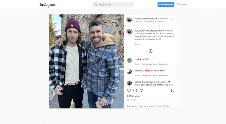 Vendetta s’est régulièrement affiché avec un autre compagnon de route de Soral devenu, lui, une véritable super-star chez les antivax : Thierry Casasnovas