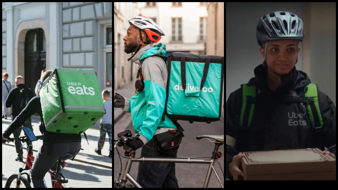Livreurs UberEats ou Deliveroo, ils risquent leurs vies pour un burger