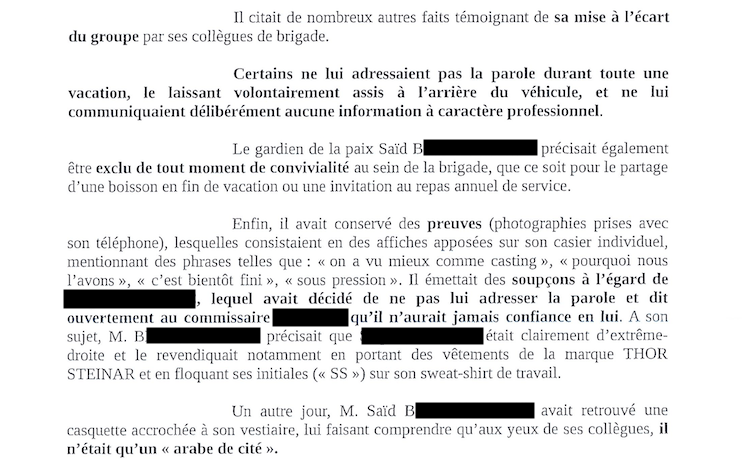 Le policier d'origine maghrébine devient le bouc émissaire de la brigade anti-criminalité de nuit de Nancy. 