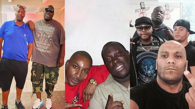 De G à D : Oxmo Puccino / Dany Dan / Alibi Montana et Morsa