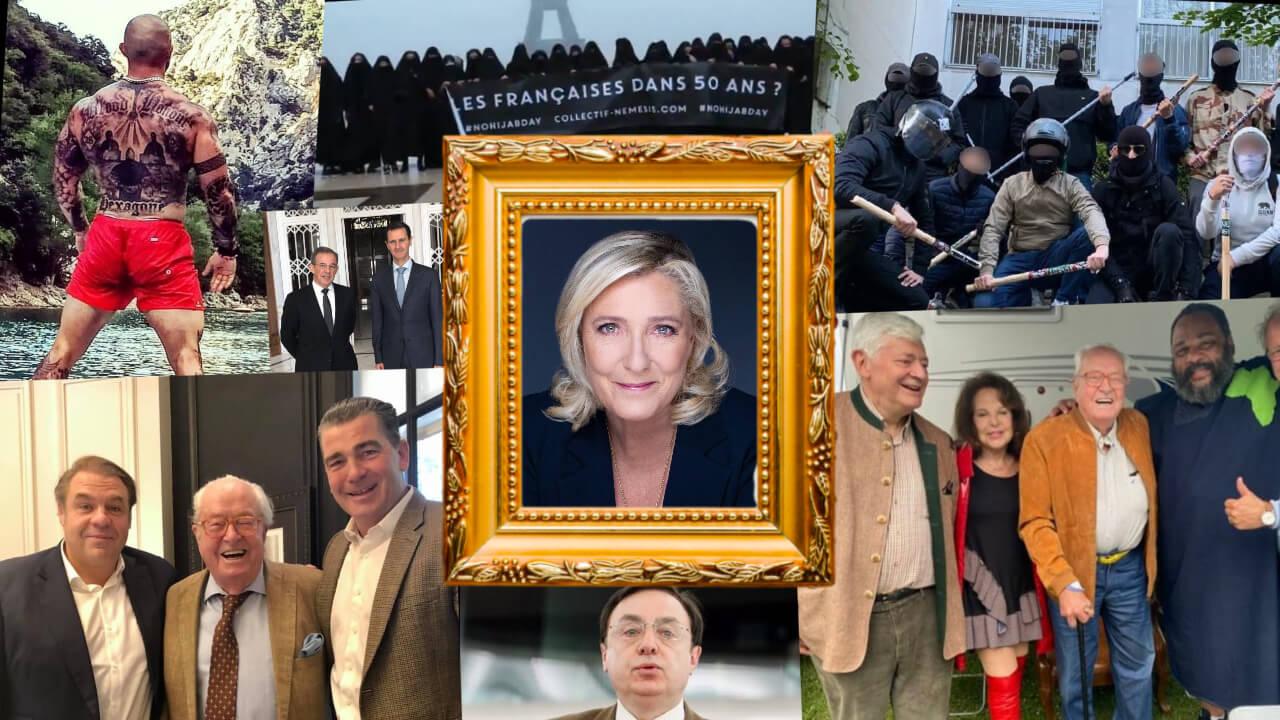 Antisémites, fascistes, identitaires : les radicaux avec Le Pen