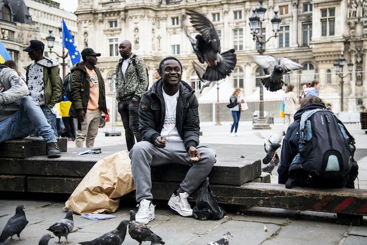 Mohammed, 16 ans, fait parti des recalés de Clignancourt.