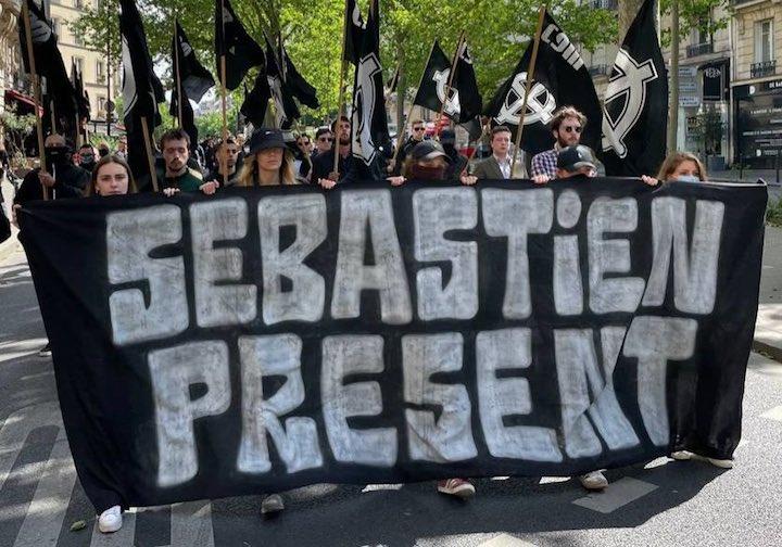 Selon les informations de StreetPress, le cortège du C9M comportait des Zouaves ainsi que des membres de Clermont nationaliste, Rempart Paris, les Angevins de l’Alvarium, Auctorum), Zoulous Nice. Ainsi que des membres du collectif identitaire féminin Némésis