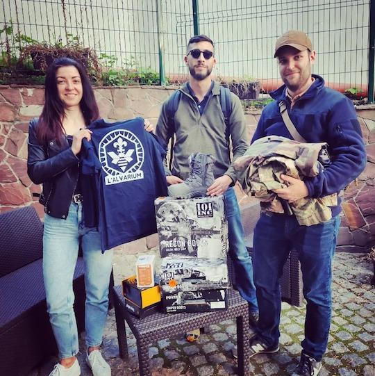 Semenyaka se félicite des dons de l'Alvarium et de Xavier Maire dons en faveur des des forces spéciales d’Azov.