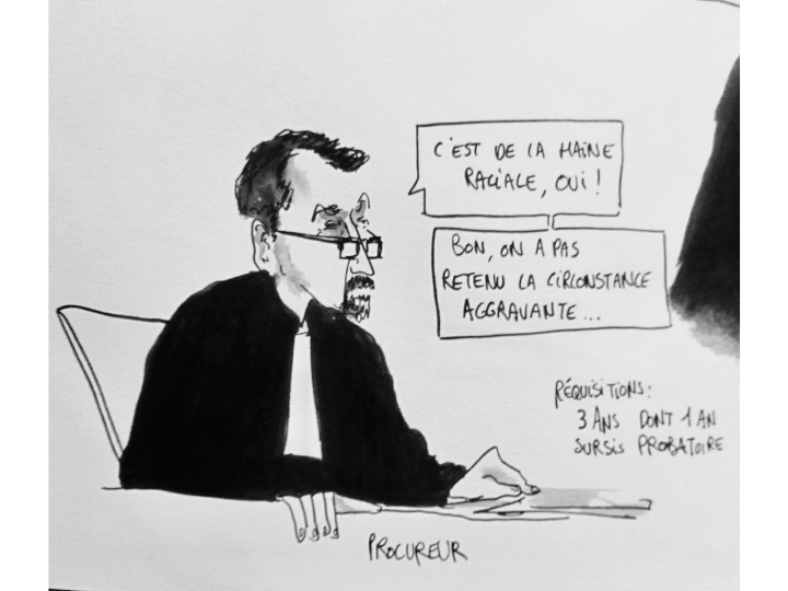 Aux gendarmes, Bedri a en effet déclaré que Bernard avait réitéré ses insultes racistes alors qu’il gémissait à terre. « Un déficit d’empathie et d’humanité » selon le procureur.