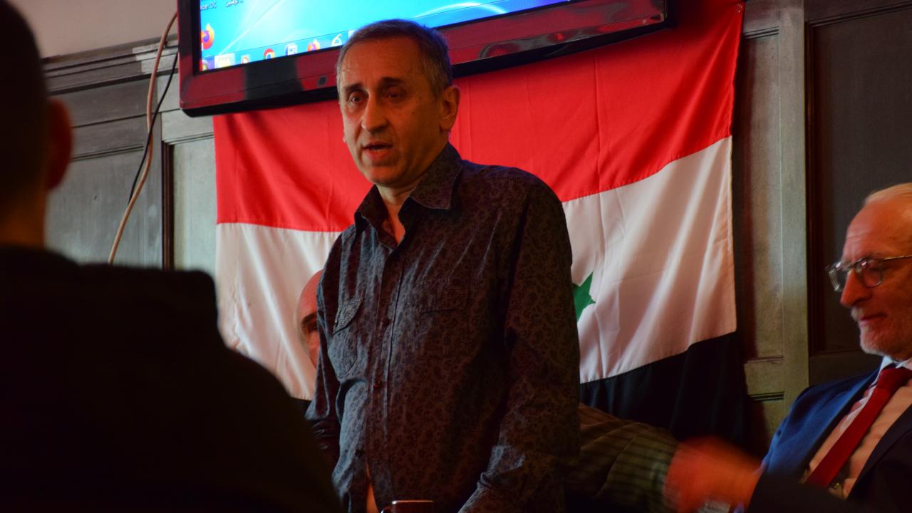 Thierry Meyssan et ses copains conspis réunis à Paris pour défendre Bachar et Poutine