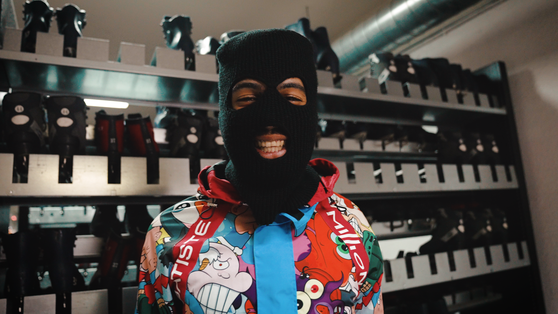 Le patineur de la street