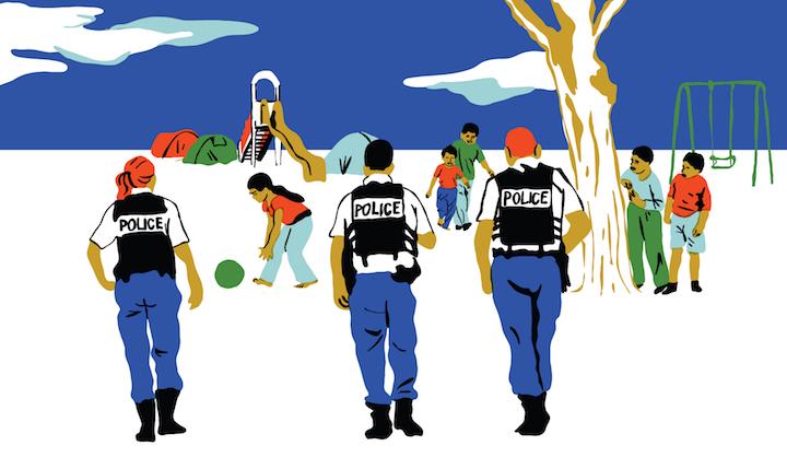 Il y a deux ans et demi, la police a débarqué dans le parc où Amal vivait. Ils étaient à la recherche de la fille et de ses trois frères et soeurs.