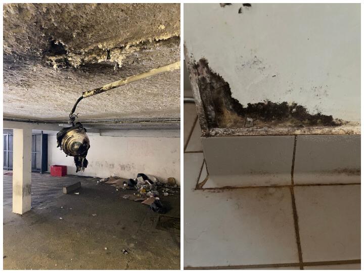 Dans sa maison, Yohann a lui aussi des problèmes de chauffage, d'humidité, et de moisissures. Dans le parking souterrain, les déchets s’accumulent, et l'humidité se répand