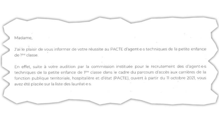 Les personnes immigrées qui candidataient ont été sélectionnées par la commission.