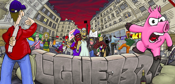 Julien Barrère a été en 2012 à l'origine d'un site : ligue732.com. Le blog reprenait toutes les lubies de l’extrême droite : la peur du grand-remplacement, des musulmans, des LGBT ou des francs-maçons.