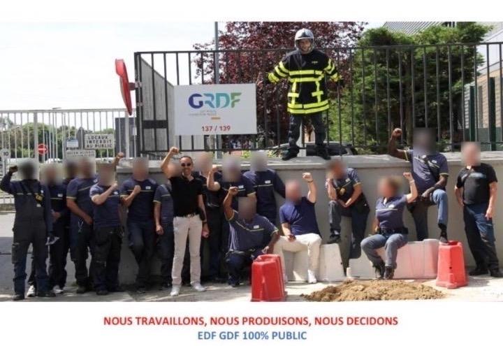 Les salariés de l’agence GRDF de Villeneuve-la-Garenne en grève avant l’arrestation de Moussa Gakou