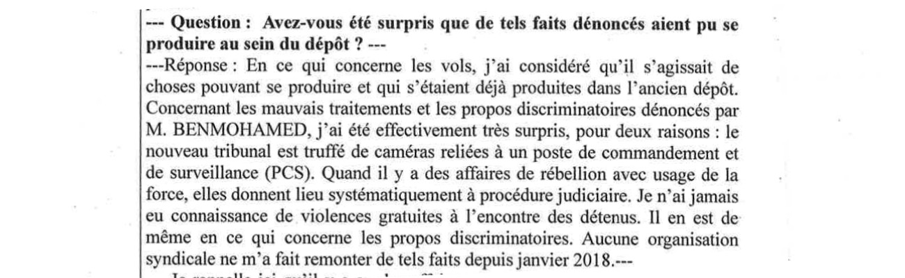Si les syndicats n’ont rien dit c’est qu’il ne se passait rien