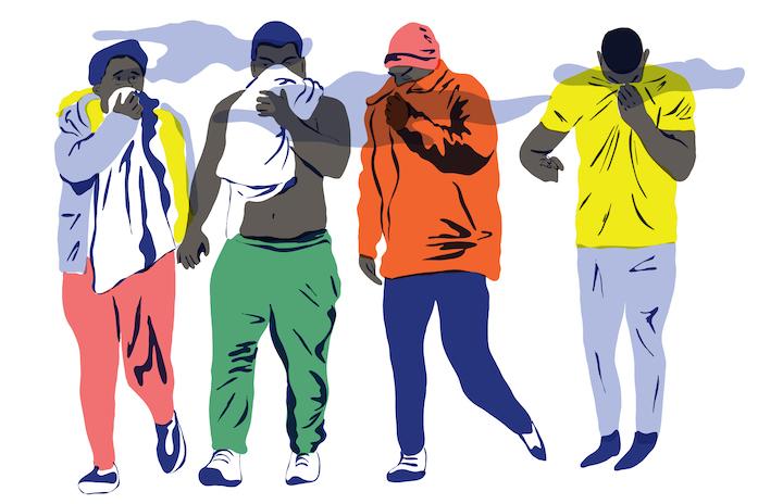 Ahmed, Sada, Ali et Al-Bachara ont découvert l’odeur âcre des gaz lacrymogène lorsqu'ils sont arrivés France