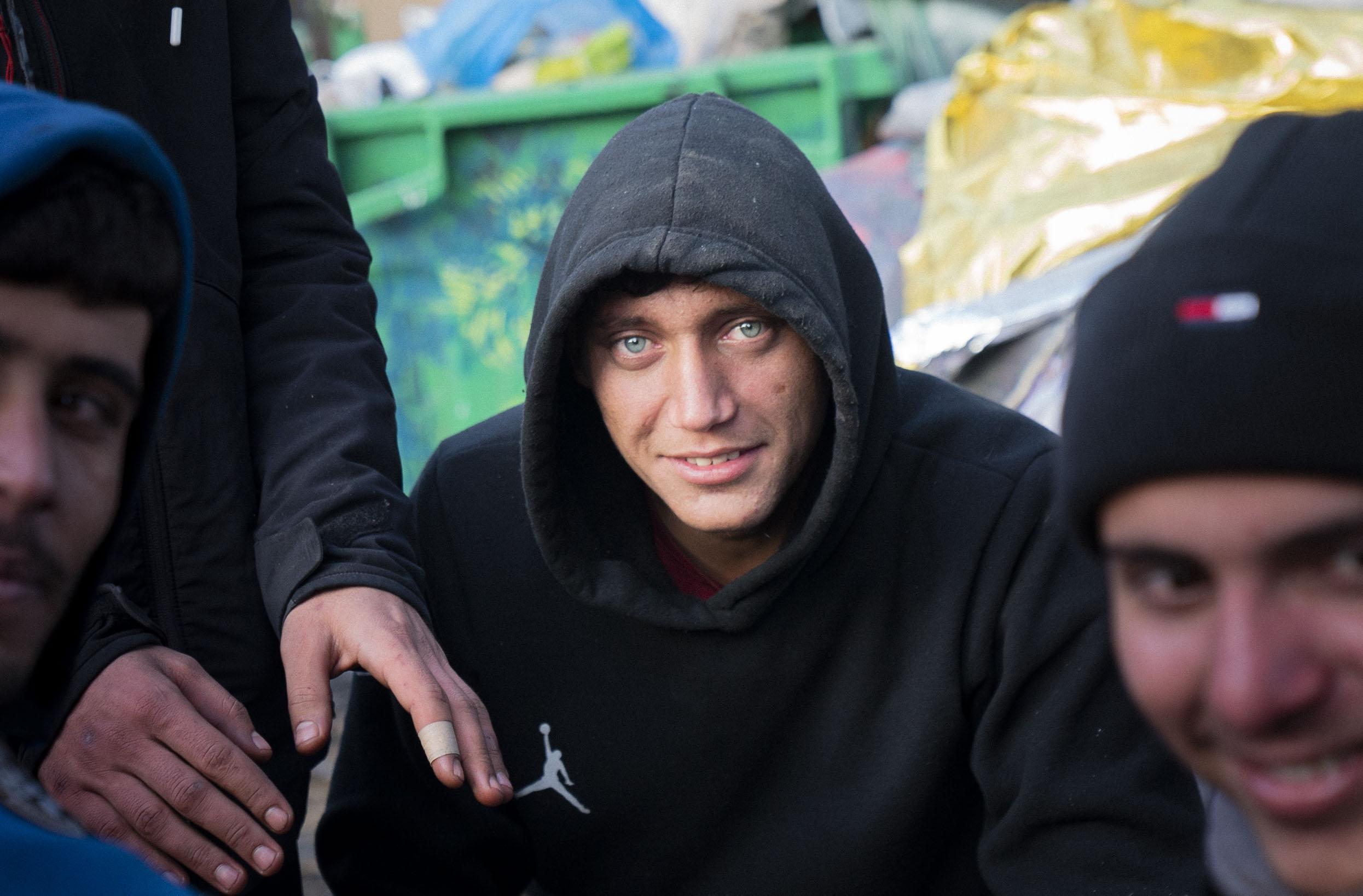 La plupart des exilés du camp sont des primo-arrivants originaires d’Afghanistan. 