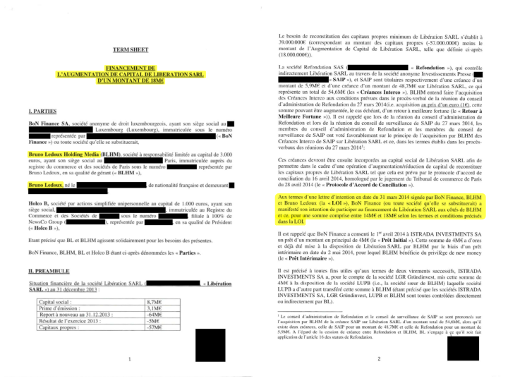 Comme souvent avec Patrick Drahi, le montage financier est complexe. Le milliardaire n’a pas prêté les quatre millions d’euros directement à Libération. 