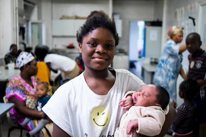 Hawa et sa petite sœur Aïcha