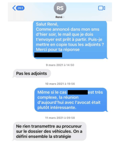 C'est le maire René Steiner lui-même qui a intimé à Isaac de ne pas informer le procureur.