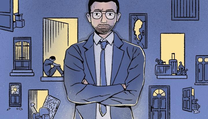 Sur Linkedin, l’huissier est félicité par plusieurs cadres encore en responsabilité au sein des organismes de logement social de la régio