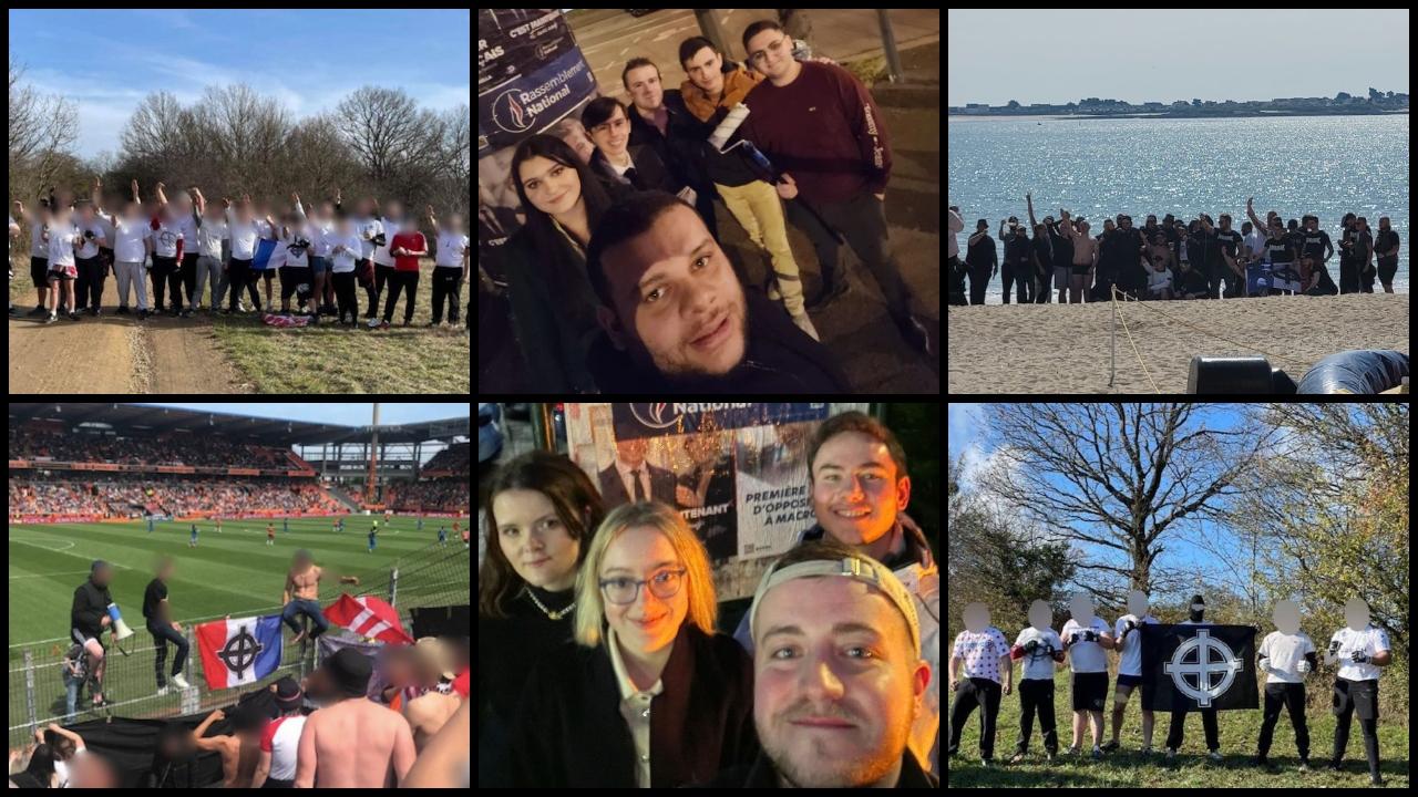 À Reims, les néonazis des MesOs collent les affiches du RN