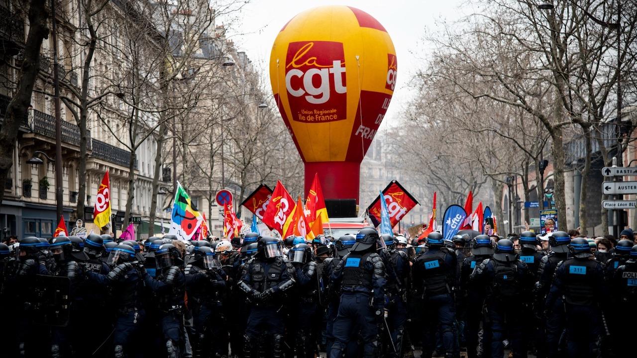 Les manifestants ont peur de la police
