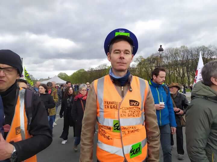 Christian, conducteur de train, la cinquantaine, syndicaliste chez Sud Rail