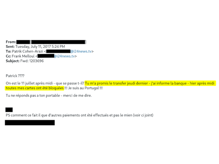 « Toutes mes cartes ont été bloquées !!! 