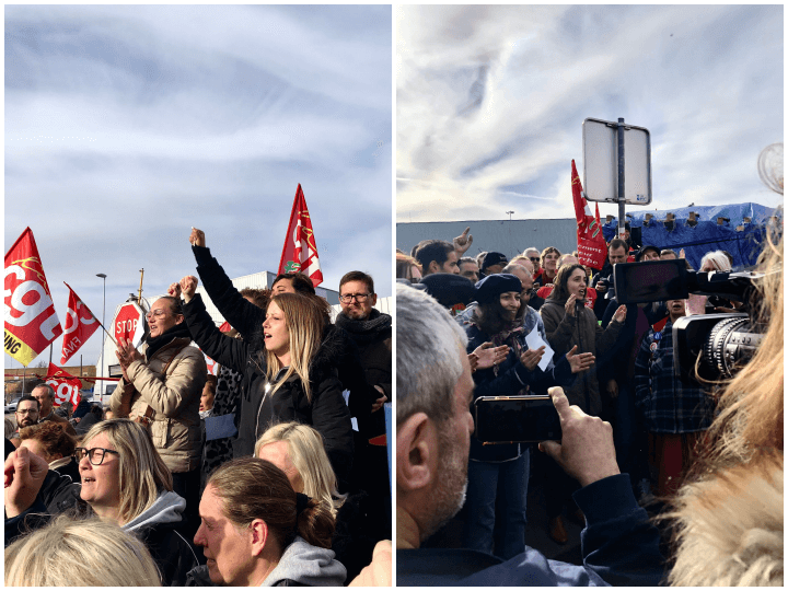 Le bras de fer est tendu depuis 26 jours avec la direction de l’usine. La toute nouvelle secrétaire de la CGT, Sophie Binet, s’est rendue sur le piquet de grève