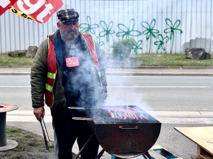 JR, autoproclamé chef du barbecue cégétiste de la région
