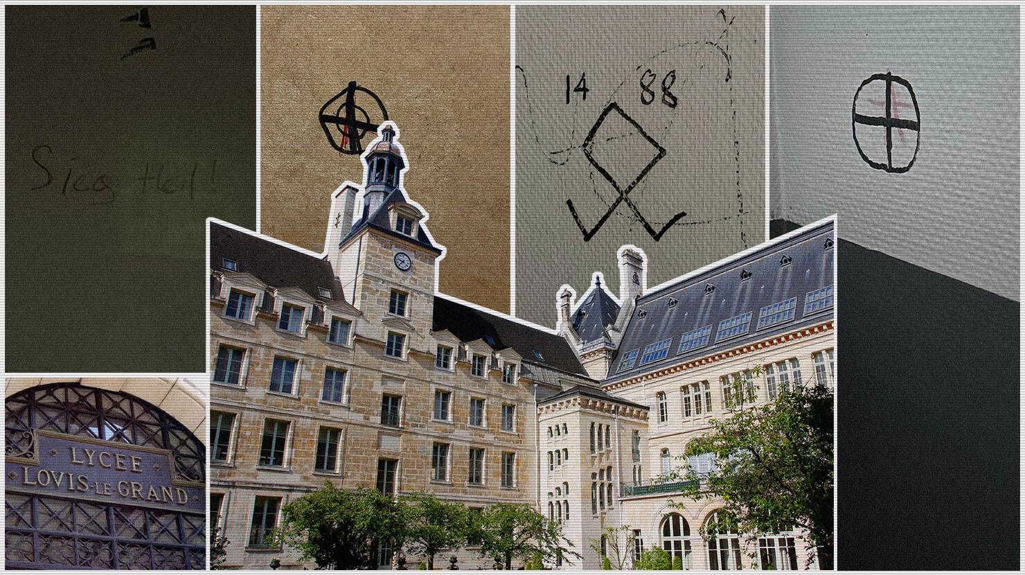 Une plainte déposée pour des tags néonazis au lycée Louis-le-Grand