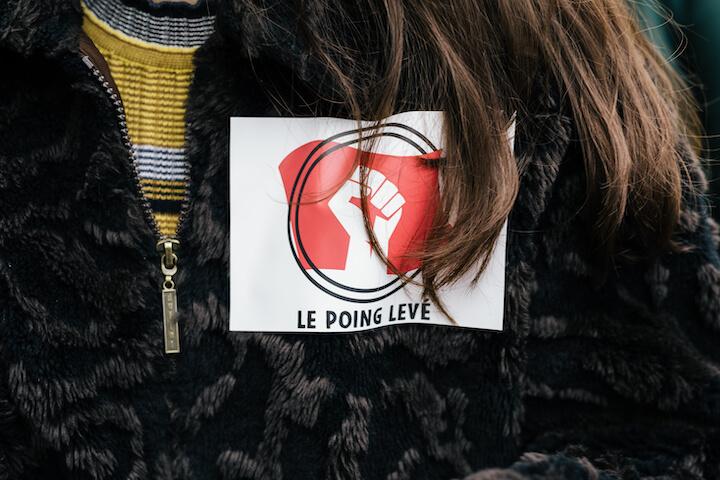 Ariane Anemoyannis a participé à la création du collectif étudiant le Poing Levé, à l’université Paris I, en 2018
