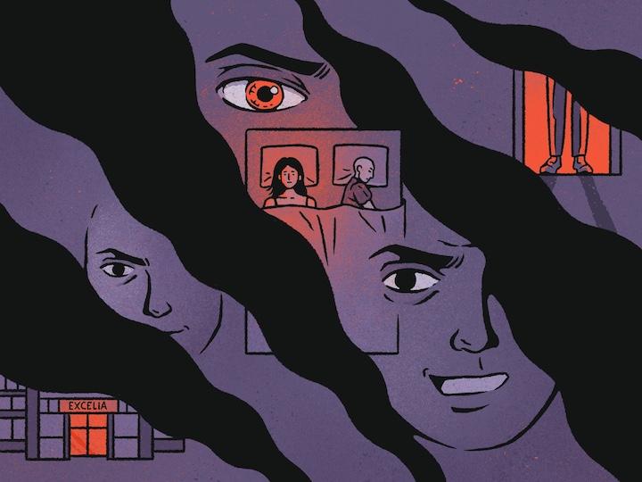 Après le harcèlement sexuel du doyen, Sophie passe la nuit à vomir son traumatisme. L’angoisse s’installe.