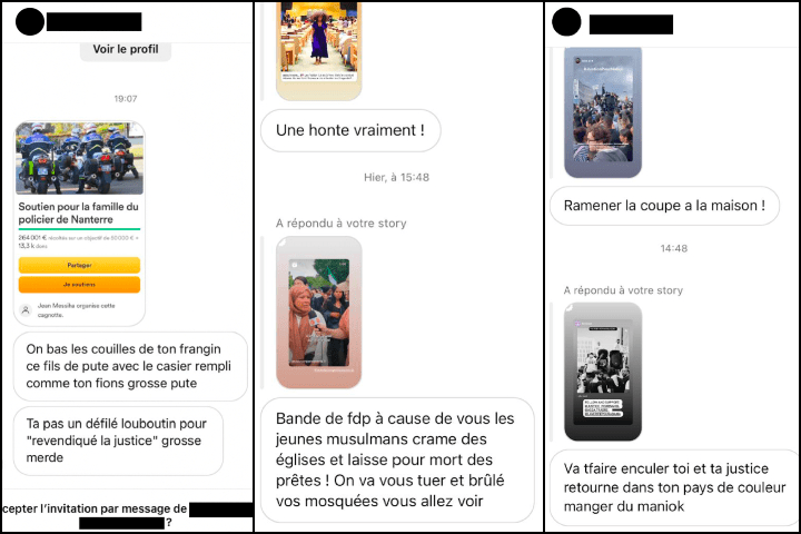 Pour réguler au maximum les messages de haine – une centaine par jour, assure Assa Traoré – elle partage son compte avec 10 autres personnes du Comité Justice pour Adama.
