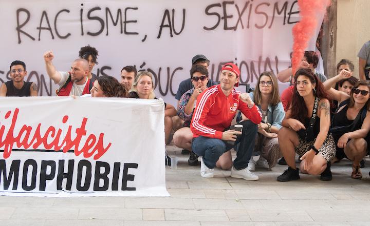 Après une photo de groupe, Emmanuel Roux prend la parole : « J’ai fait 48 heures de garde à vue »