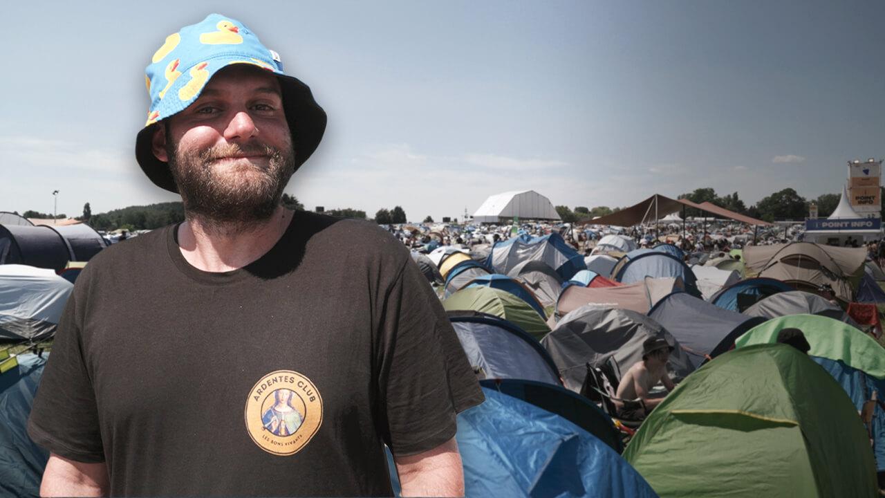 La vraie vie de Lulu, campeur au festival Les Ardentes