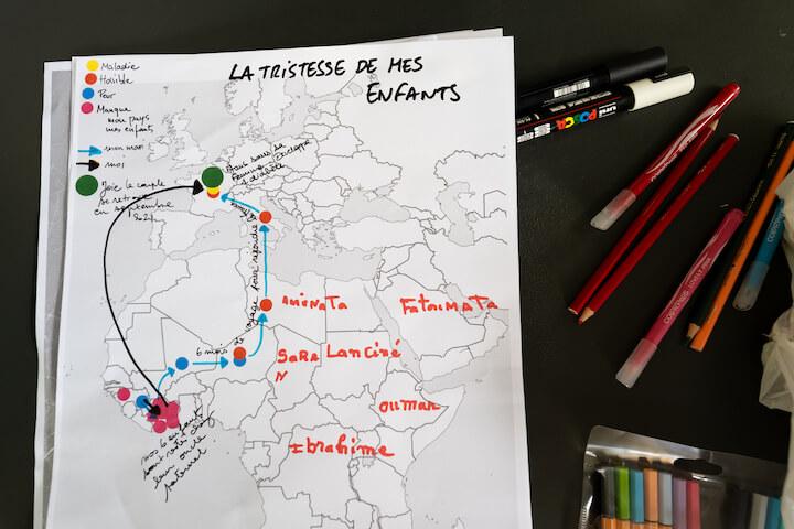 « L’atelier est aussi un moyen d’effacer un quotidien qui est inhumain. 