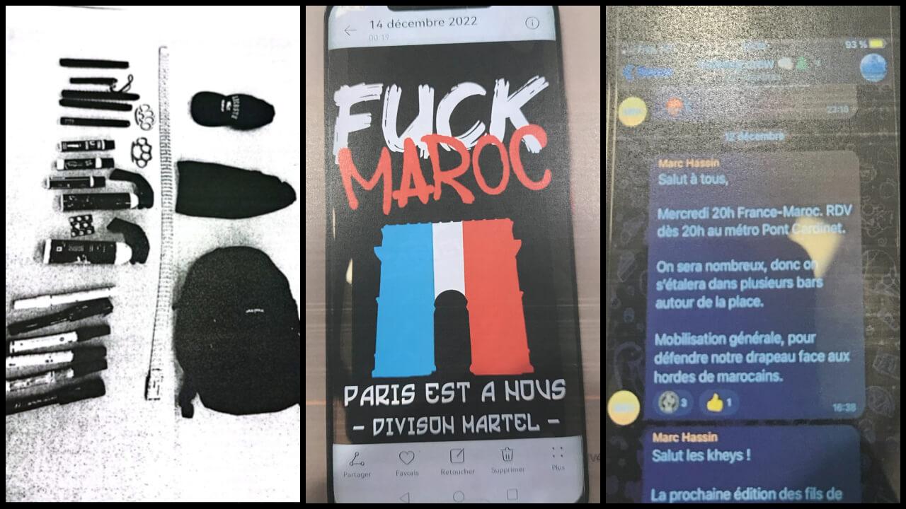 Procès annulé contre les 7 militants d'extrême droite qui prévoyaient une ratonnade après le match France-Maroc