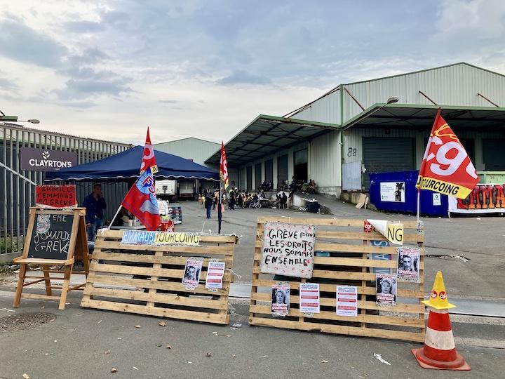 Un mouvement de grève d’ampleur des compagnons sans-papiers a éclaté dans le Nord