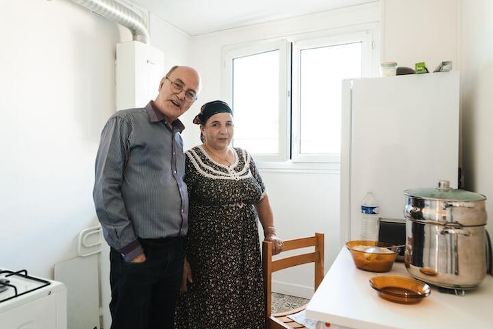 C’est la première fois depuis 45 ans que Daaou et sa femme Houria vivent ensemble