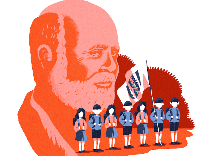 Sous l'égide de Yann de Cacqueray, dont le leader du Gud Marc de Cacqueray est le petit cousin, les enfants de grands patrons côtoient les gamins Le Pen ou de Villiers et les militants de groupuscules nazifiants