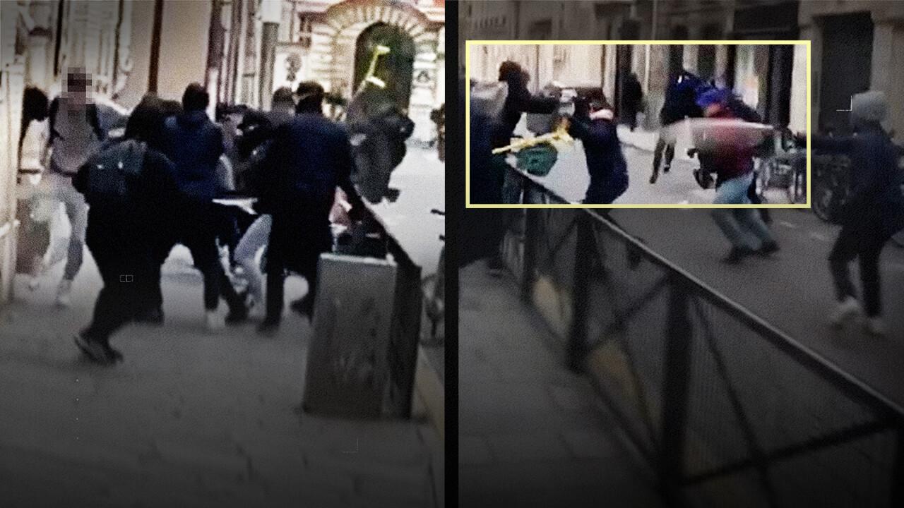 Vidéo : Ratonnade devant le lycée Victor Hugo de Paris