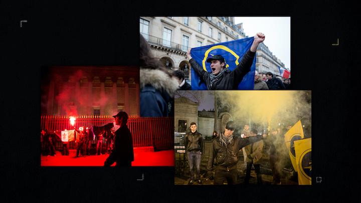 Au sein de l'Action française, Marc de Cacqueray est actif. Il organise et mène une action en février 2016 devant l’Assemblée nationale pour commémorer la tentative de coup de force des ligues d’extrême droite de février 1934