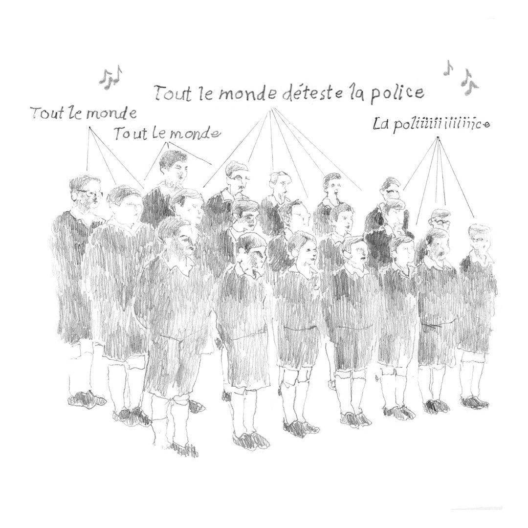 Ce dessin ironique, baptisé « ACAB BCBG », aurait dérangé des agents de la police nationale à Saint-Malo