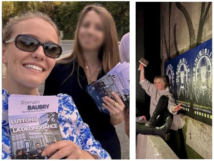 Côté pile, Nina Azamberti est étudiante en droit et assistante du député de Romain Baubry. Côté face, c’est une autre affaire : Nina devient Athénia, militante d’extrême-droite radicale.