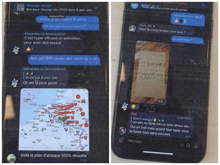 Le reste de la conversation entre les ados radicalisés et la division Martel oscille entre le trolling nazi et les armes à utiliser